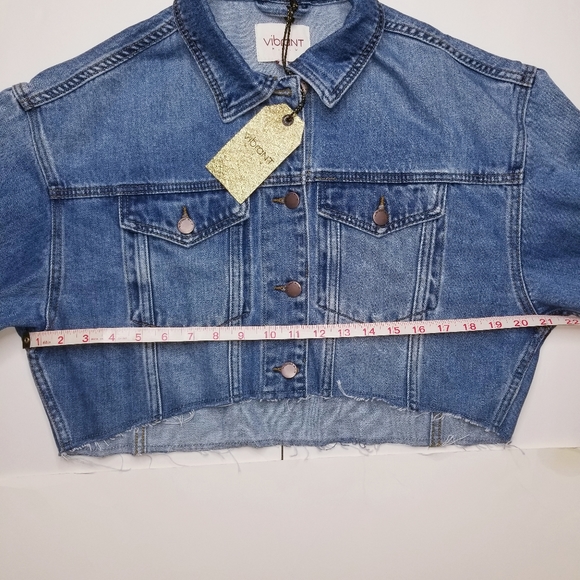 LAST ONE! Fashion Nova by Vibrant Denim Jacket - Picture 11 of 11